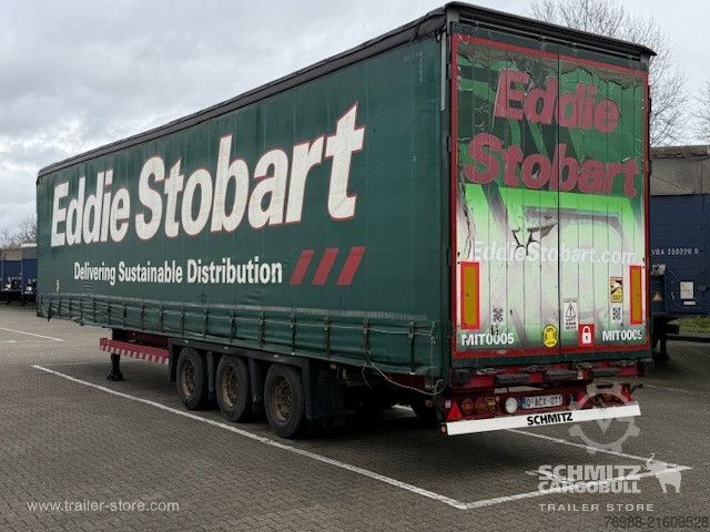Åben sættevogn med presenning Schmitz Cargobull Curtainsider Mega
