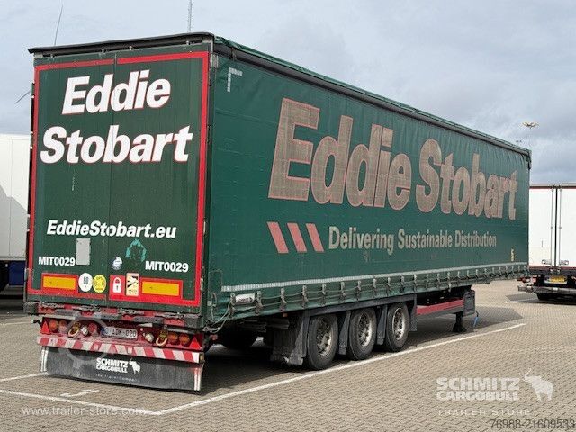 Åben sættevogn med presenning Schmitz Cargobull Curtainsider Mega Getränke