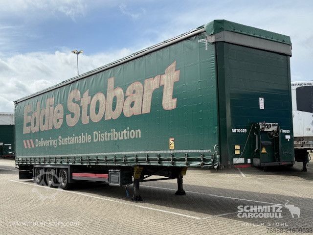 Åben sættevogn med presenning Schmitz Cargobull Curtainsider Mega Getränke