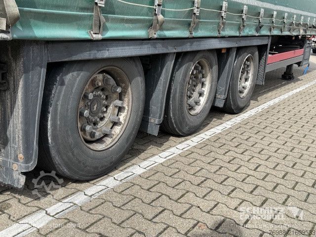 Åben sættevogn med presenning Schmitz Cargobull Curtainsider Mega Getränke