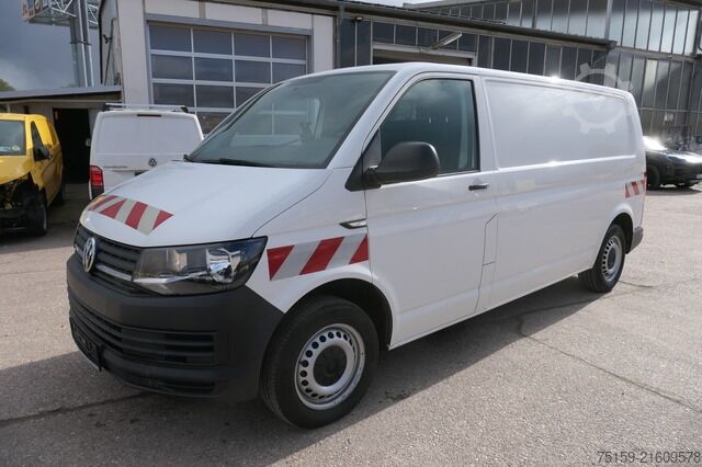 Furgão de painéis Volkswagen T6 Transporter 2.0 TDI lang 4Motion KLIMA AHK Werkstatteinbauten COC Euro 6