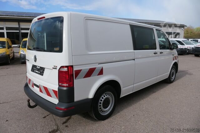 Furgão de painéis Volkswagen T6 Transporter 2.0 TDI lang 4Motion KLIMA AHK Werkstatteinbauten COC Euro 6