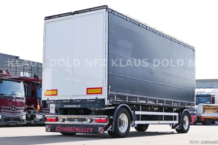 Åben trailer med presenning SCHWARZMÜLLER PA 2/E Pritsche Plane Durchladesystem