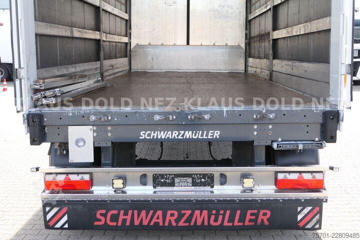 Åben trailer med presenning SCHWARZMÜLLER PA 2/E Pritsche Plane Durchladesystem