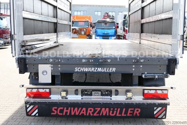 Åben trailer med presenning SCHWARZMÜLLER PA 2/E Pritsche Plane Durchladesystem