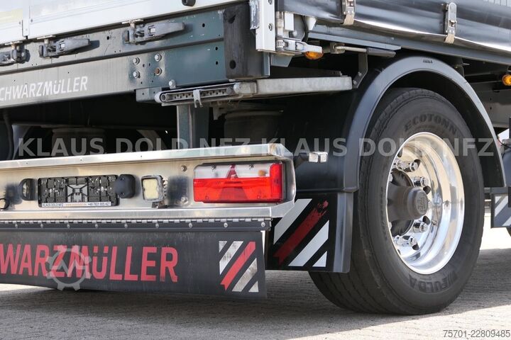 Åben trailer med presenning SCHWARZMÜLLER PA 2/E Pritsche Plane Durchladesystem