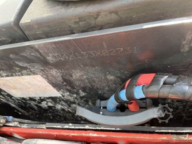 Stand-on gaffeltruck Linde D14SP