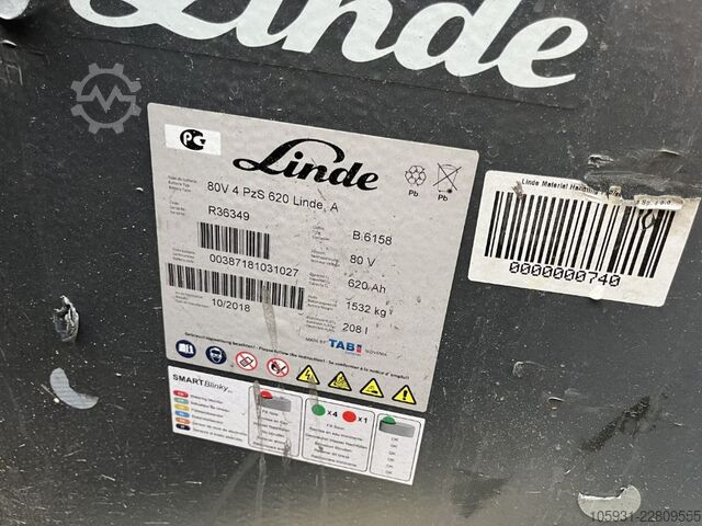 Elektrisk 4 -hjulet gaffeltruck Linde E25H-01