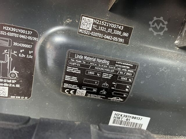 LPG gaffeltrucks Linde H18T-01