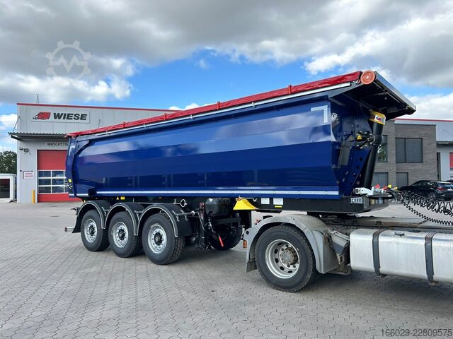 Tiptrailer KÄSSBOHRER SKS.Y 27m³ Stahlmulde Cramaro elektr. Verdeck