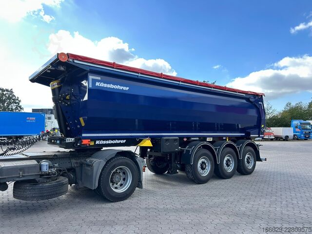 Tiptrailer KÄSSBOHRER SKS.Y 27m³ Stahlmulde Cramaro elektr. Verdeck