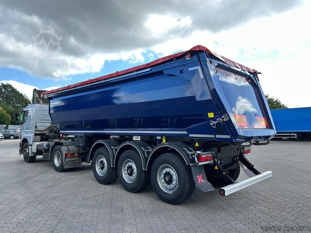 Tiptrailer KÄSSBOHRER SKS.Y 27m³ Stahlmulde Cramaro elektr. Verdeck