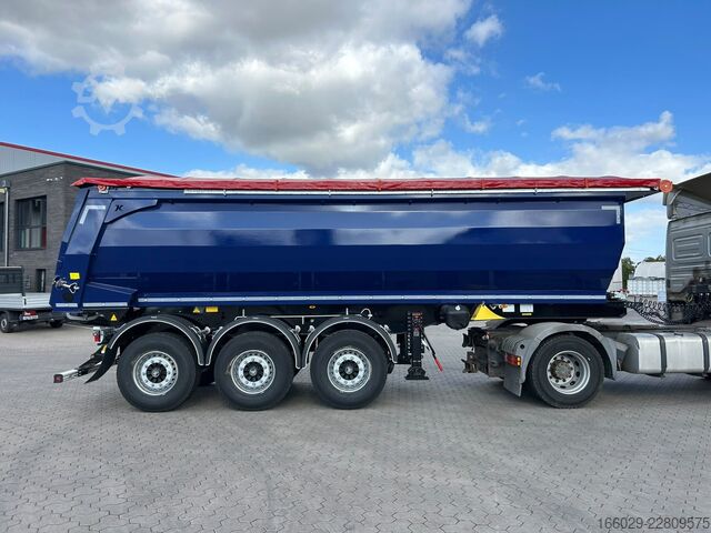 Tiptrailer KÄSSBOHRER SKS.Y 27m³ Stahlmulde Cramaro elektr. Verdeck