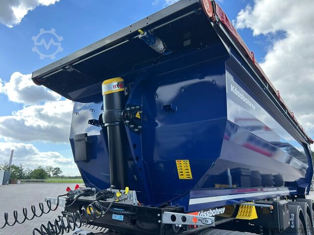 Tiptrailer KÄSSBOHRER SKS.Y 27m³ Stahlmulde Cramaro elektr. Verdeck