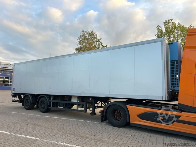 Box-semitrailer  Rohr Kühlkoffer mit Elektro Kühler und LBW