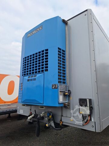 Kofferauflieger Rohr Kühlkoffer mit Elektro Kühler und LBW