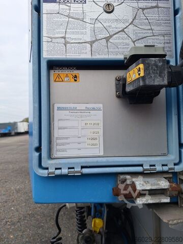 Kofferauflieger Rohr Kühlkoffer mit Elektro Kühler und LBW