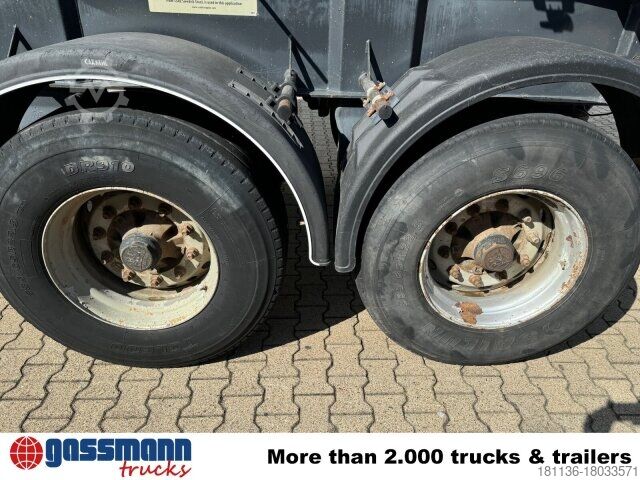 Kippers oplegger Carnehl CHKS/HH, Stahlmulde ca. 25m³