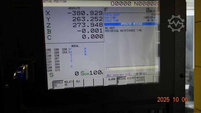 Lodret bearbejdningscenter FANUC Robodrill Alpha D21LiB5