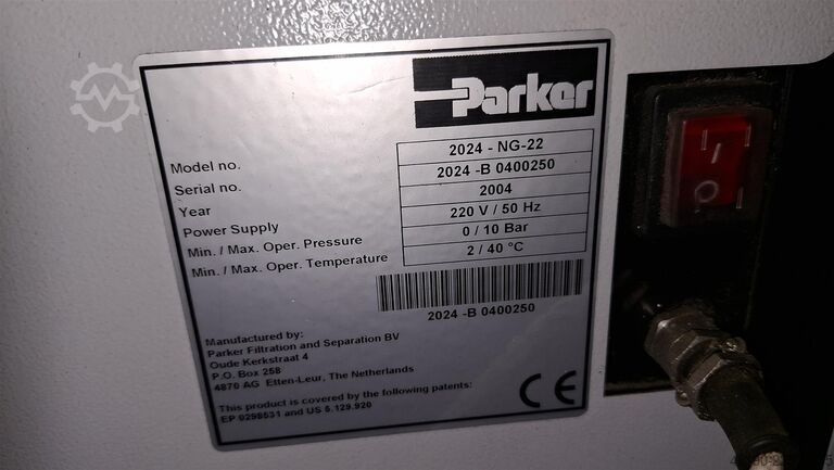 Generatore di azoto Parker NG22
