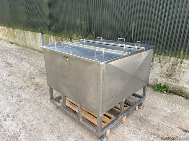 Serbatoio/vasca da 1500 litri in acciaio inox 316 316 Process Stainless Steel Tank 1500 Lt BCD Process Vessal