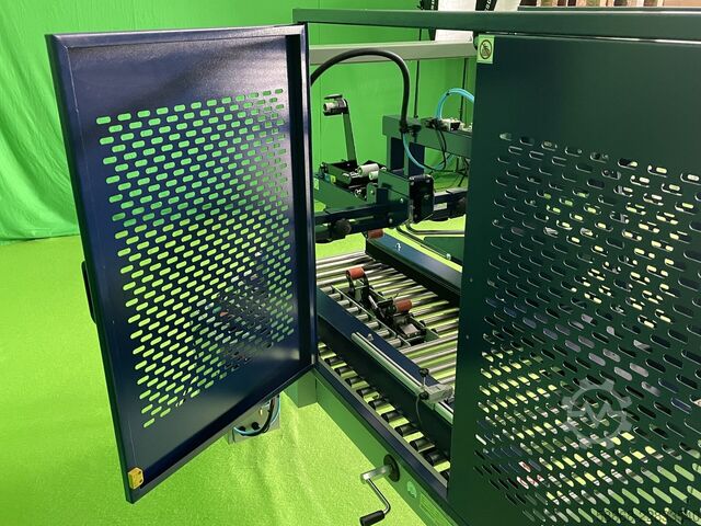 Carton sealer for opened cartons Kartonverschließmaschine min. B115/H110 MH-FJ-3A mit Deckelverschließmechanismus