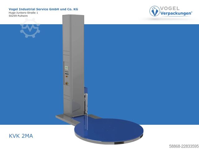 Ημιαυτόματο περιτύλιγμα παλετών  KVK 2 MA - 2t - 1650 Teller - 2400 Höhe