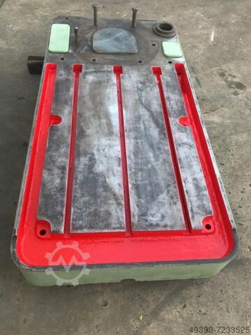 Opspanplaat met T-sleuven van grijs gietijzer; basisplaat voor radiaalboormachine, montagemtafel, M Nutenplatte