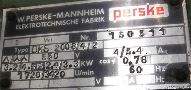 Freza cu motor pentru marginea de prelucrare a pietrei Perske DKS2008/4/2