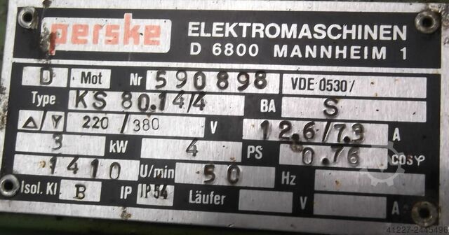 Freza cu motor pentru marginea de prelucrare a pietrei Perske KS80.14/4