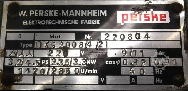 Freza cu motor pentru marginea de prelucrare a pietrei Perske DKS2008/4/2