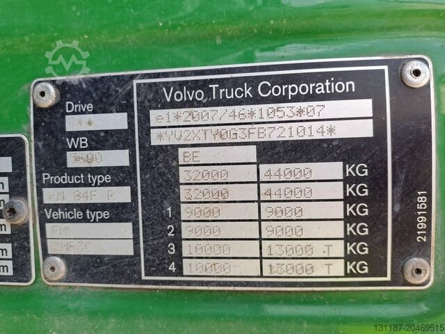 Jeřábové vozidlo Volvo FMX460 + HIAB 622 E-6 HIPRO 16m + Fly Jib 11