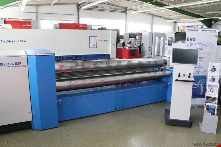 Ronde buigmachine Haeusler EVO 31031 4-Walzen Blechbiegemaschine