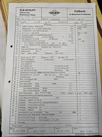 Vlakslijpmachine Jung SWH 5 VA