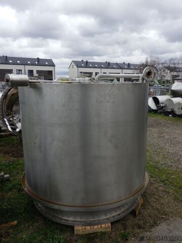 2500 L Vertical Cosmetic Reactor/Process Vessel Ekato Model SRA 2500 EKATO SRA 2500