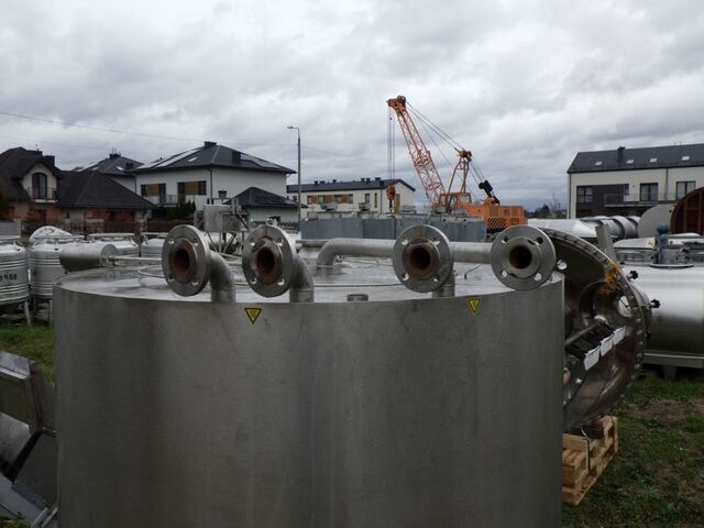 2500 L Vertical Cosmetic Reactor/Process Vessel Ekato Model SRA 2500 EKATO SRA 2500