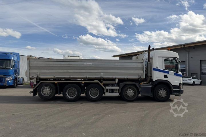 Tre-sidet tipbil Scania P 500 10x4 3-SK Trösch / Swiss-Vehicle