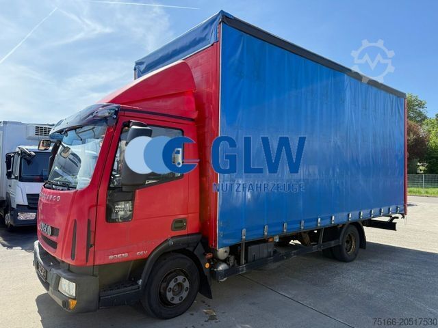 Curtain sider van IVECO ML 80 E 18 Pritsche/Plane 6 m*SCHIEBE*Luft HA
