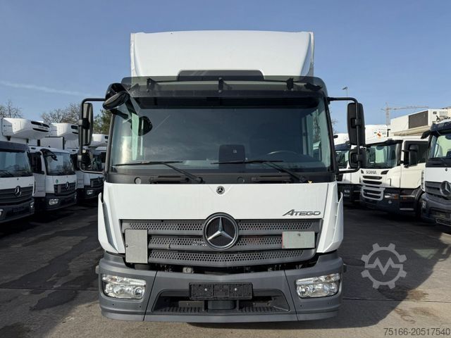Flatbed truck with tarp MERCEDES-BENZ ATEGO 1224 L Pritsche 7,2 m LBW 1,5 T*AHK+KLIMA