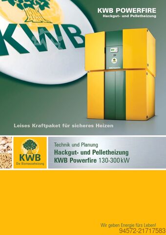 Riscaldamento 2x KWB 300 kW Hackschnitzelheizung Gesamtleistung: ca. 600 kW