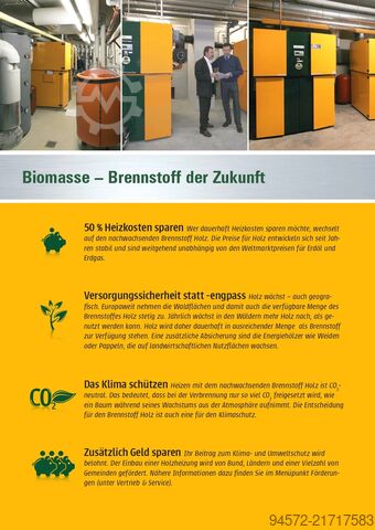 Riscaldamento 2x KWB 300 kW Hackschnitzelheizung Gesamtleistung: ca. 600 kW