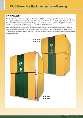 Riscaldamento 2x KWB 300 kW Hackschnitzelheizung Gesamtleistung: ca. 600 kW