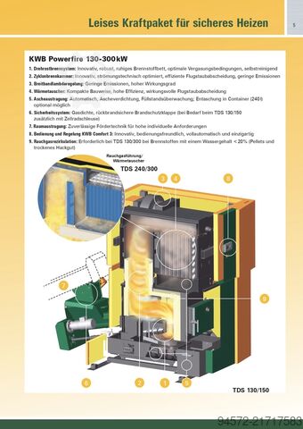 Riscaldamento 2x KWB 300 kW Hackschnitzelheizung Gesamtleistung: ca. 600 kW