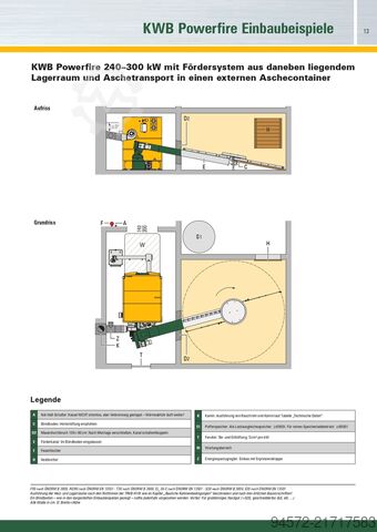 Riscaldamento 2x KWB 300 kW Hackschnitzelheizung Gesamtleistung: ca. 600 kW