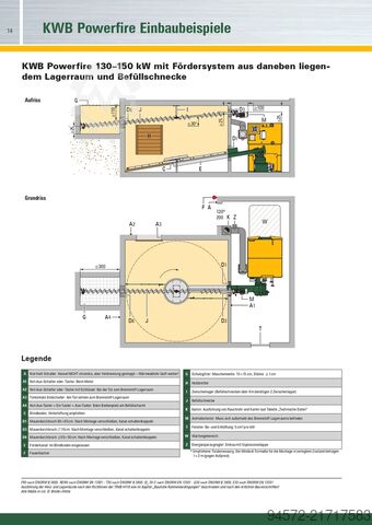 Riscaldamento 2x KWB 300 kW Hackschnitzelheizung Gesamtleistung: ca. 600 kW
