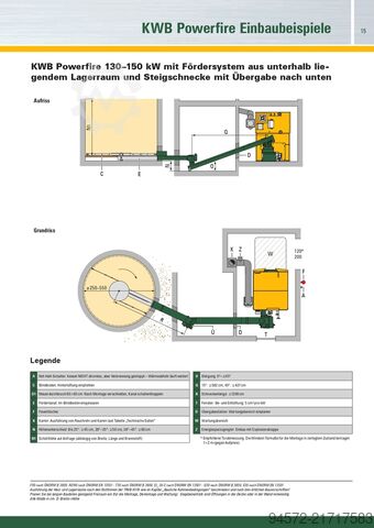 Riscaldamento 2x KWB 300 kW Hackschnitzelheizung Gesamtleistung: ca. 600 kW