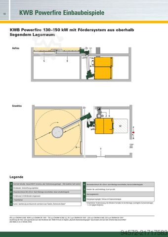 Riscaldamento 2x KWB 300 kW Hackschnitzelheizung Gesamtleistung: ca. 600 kW