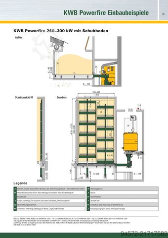 Riscaldamento 2x KWB 300 kW Hackschnitzelheizung Gesamtleistung: ca. 600 kW