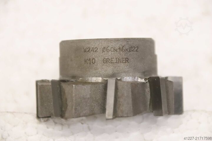 Frez walcowo-czołowy, 2 szt. Ø60/48 mm Greiner W242 Ø60x16xØ22 / Ø48x16xØ22