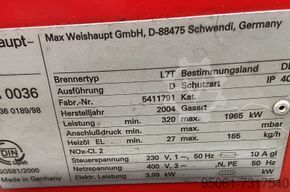 Oliebrander Weishaupt Ölbrenner L7T- 1965 kw, Weishaupt L7T / L7Z (1965 kw)